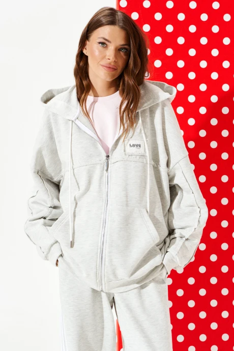 Джемпер (кофта) ELLETTO 3948 серый #1