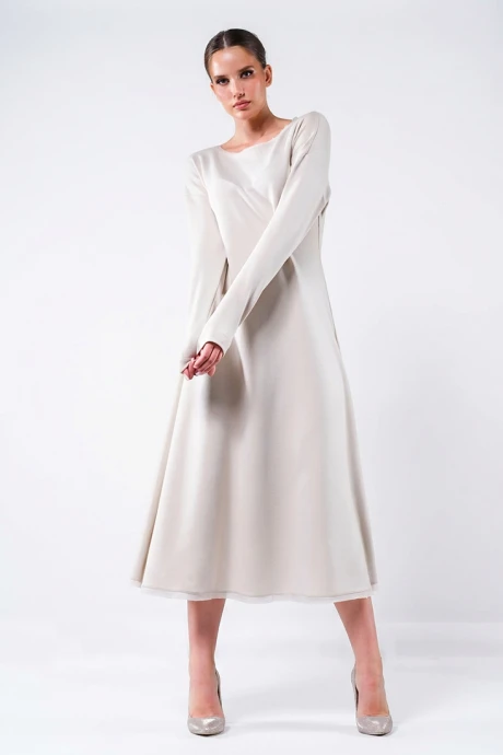 Платье Erika 7345 бежевый #1