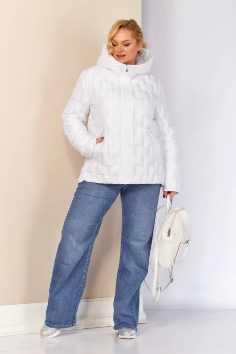 Стеганая куртка Shetti 2210 белый #1