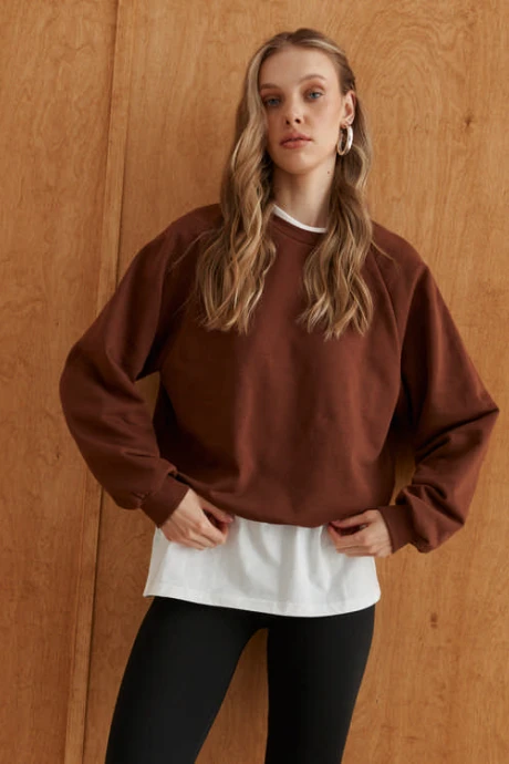 Джемпер (кофта) 10DENCY 23622 коричневый #1