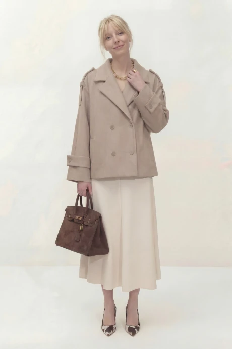 Пальто Lokka 1838В бежевый #1