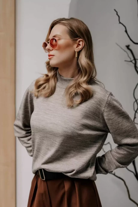 Джемпер (кофта) Полесье С3766-24 5С2198-Д43 170,176 кофейный #1