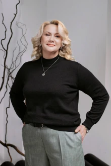 Джемпер (кофта) Полесье С3731-233С8783-Д43 158,164 глубокий_черный