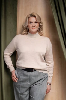 Джемпер (кофта) Полесье С3731-233С8783-Д43 158,164 слоновая_кость