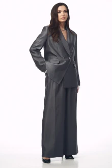 Брючный костюм YOUR SIZE 2276 Графитовый двойка