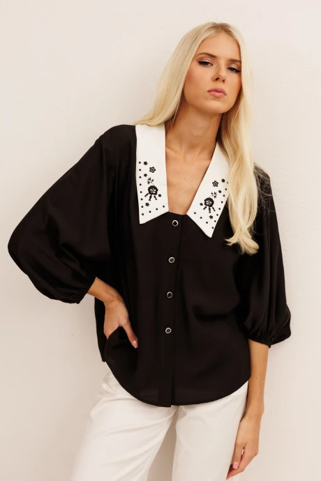 Блузка KOKOdea 20011 чёрный #1