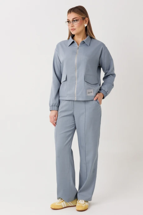 Брючный костюм Verita 2444 серо-голубой двойка #1