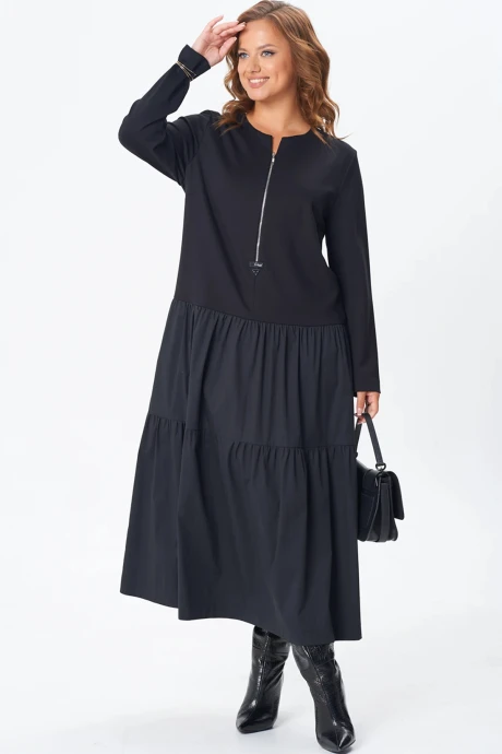 Платье *Распродажа TVIN 7875 черный #1