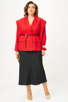 Юбочный костюм ALANI COLLECTION 2509 красный+черный