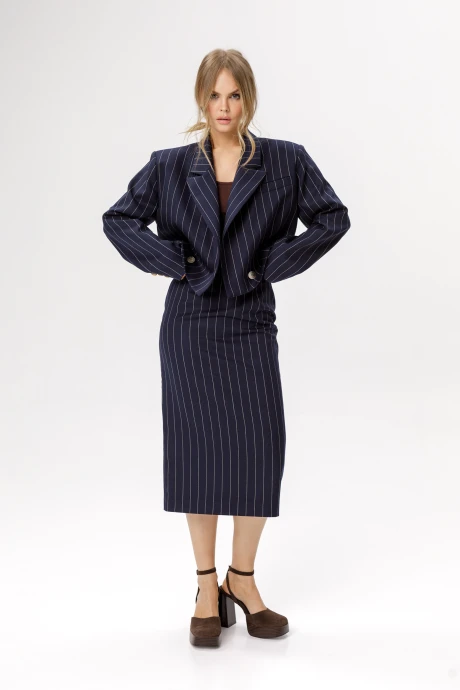 Юбка PiRS 6628 синий #1