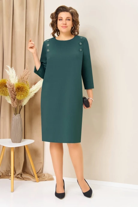 Платье VOLNA 1457 бутылочно-мятный #1