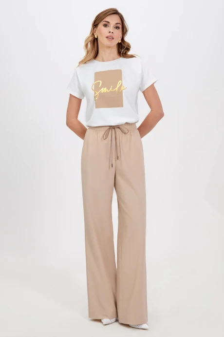 Брюки Bazalini 5041 бежевый #1