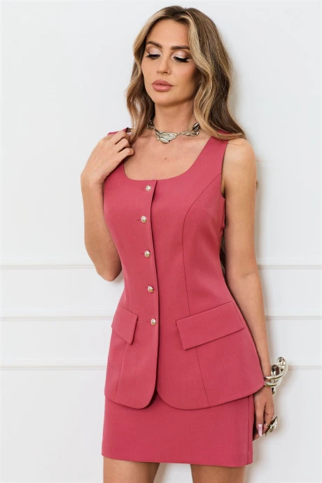 Юбочный костюм Golden Valley 6702 красный #1