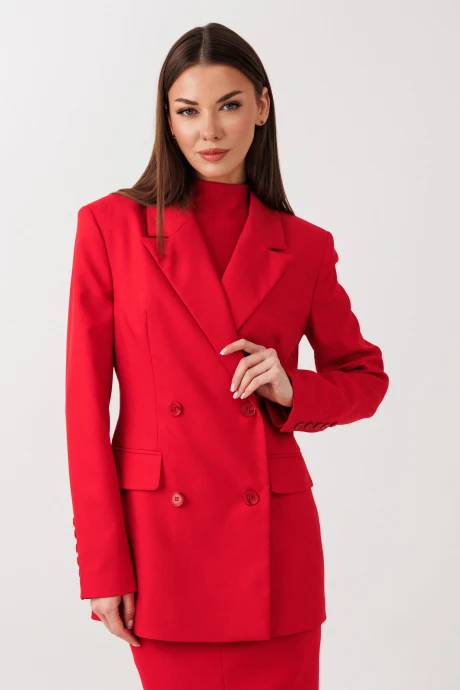 Жакет (пиджак) V&N Fashion 1108 красный #1