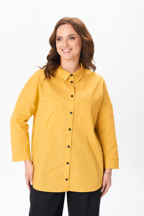 Рубашка *Распродажа MODEMA 752/5 горчица #1