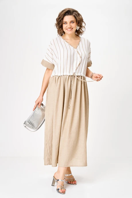 Платье Michel Chic 2181 бежевый #1