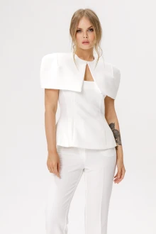 Блузка PiRS 6609 молочный