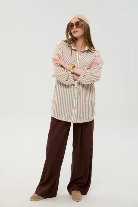 Брюки NikVa 970-4 шоколад #1