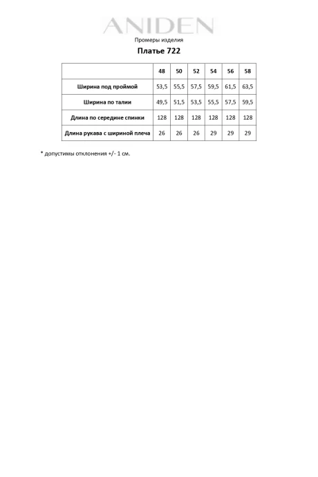ANIDEN 722-1
