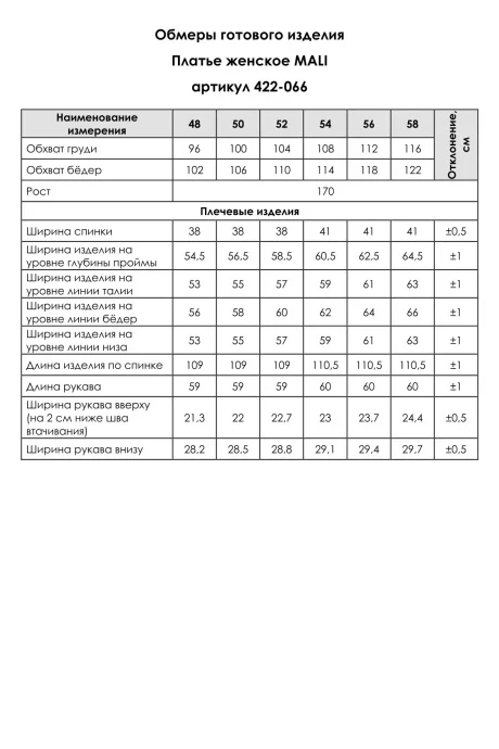 *Распродажа MALI 424-010