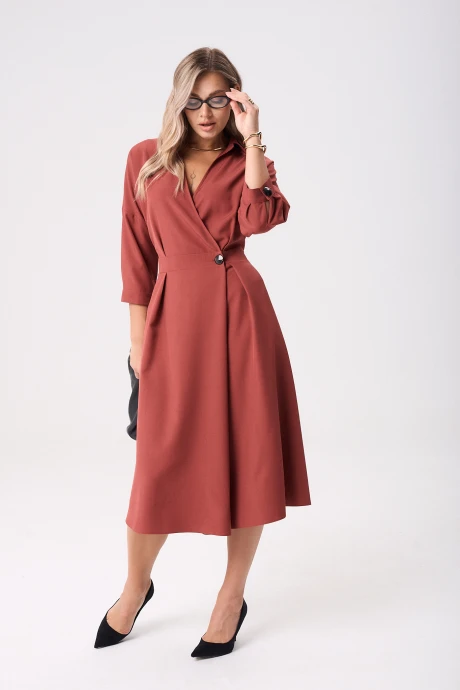 Платье *Распродажа Anastasia 1229.1 клюква #1
