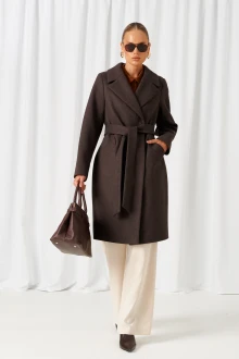 Пальто Beautiful&Free 9027 шоколад