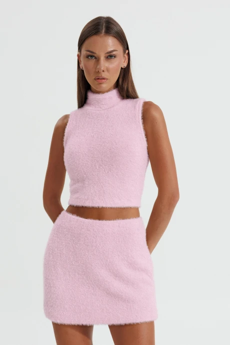 Юбочный костюм V&N Fashion 1195 розовый двойка #1