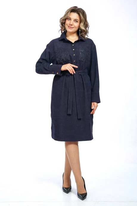 Платье ALANI COLLECTION 2678 синий #1