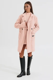 Пальто V&N Fashion 1197/1 пудра