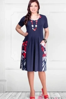 Платье Camelia 1563 короткий рукав