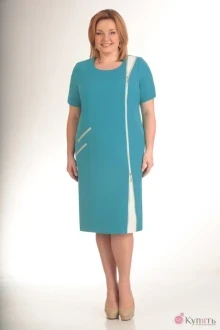 Платье Орхидея Люкс 700 голубой