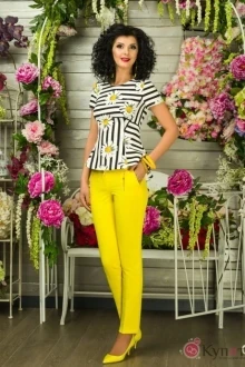 Брюки Твой Имидж 2057 жёлтый