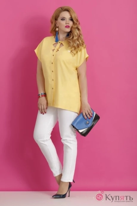 Блузка, туника, рубашка Lissana 2783 светло-желтый #1