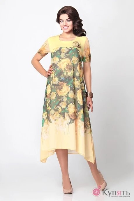 Платье Мублиз 997 жёлтый #1
