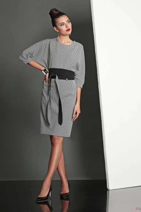 Платье Твой Имидж 4028 серый #1