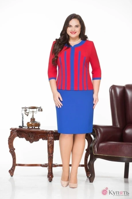 Платье Нинель Шик 231 василёк #1