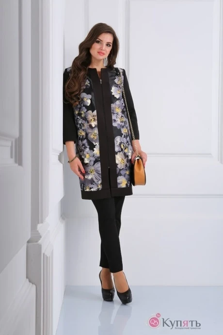 Пальто Matini 2.1002 желтые цветы #1