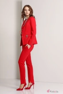Брючный костюм EOLA 1244 красный