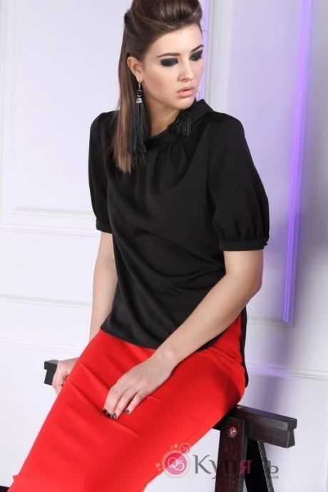 Блузка, туника, рубашка Nova Line 2606 черный #1