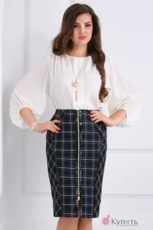 Юбка Matini 5.1025 синяя клетка