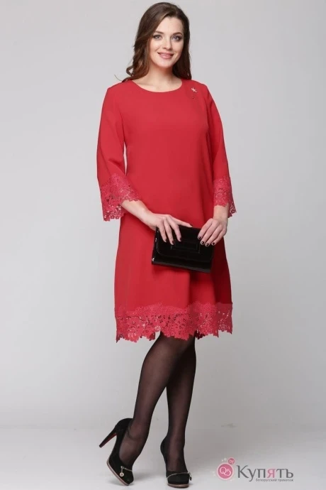 Платье Ладис Лайн 772 малиново-красный #1