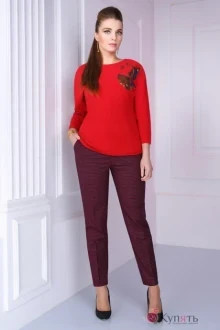 Брючный костюм Магия Моды 1070 красный