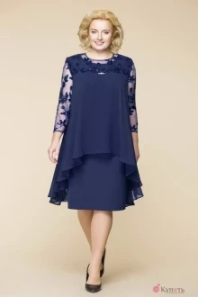Платье Romanovich Style 1-1452 тёмно-синий