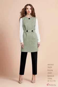 Жилетка Bazalini 2620 оливковый
