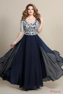 Платье Mira Fashion 4170 т.синий