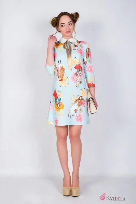 Платье ASPO design 947 biruzaFashionCors #1