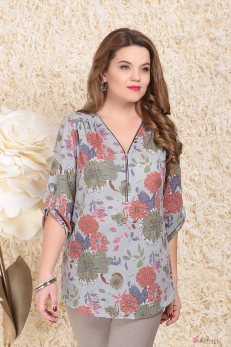 Блузка, туника, рубашка LeNata 11759 цветы #1
