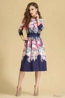 Платье Teffi Style 1253 пионы