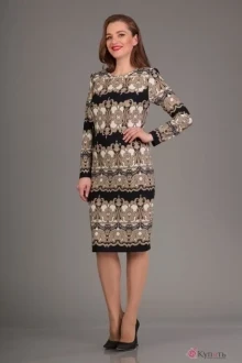 Платье Ива 860 полосы