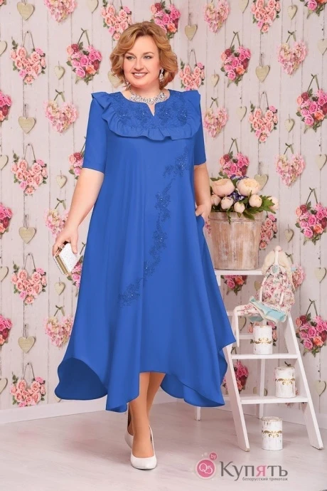 Платье Нинель Шик 5514 василёк #1
